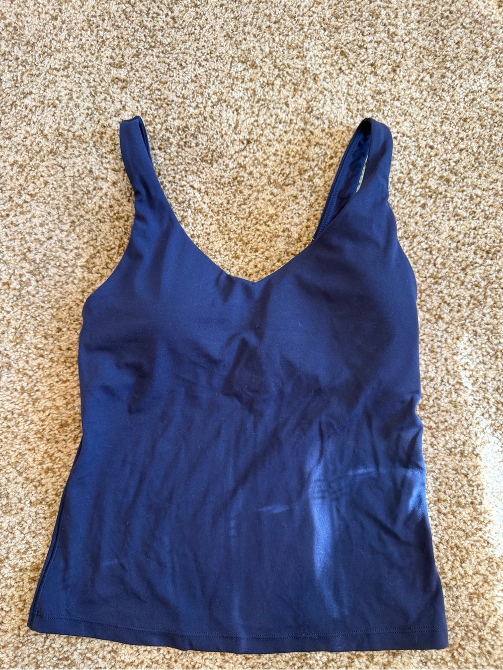 Offline by aerie Navy V-Neck Tank Top